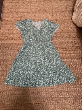 Women’s Green Floral Dress